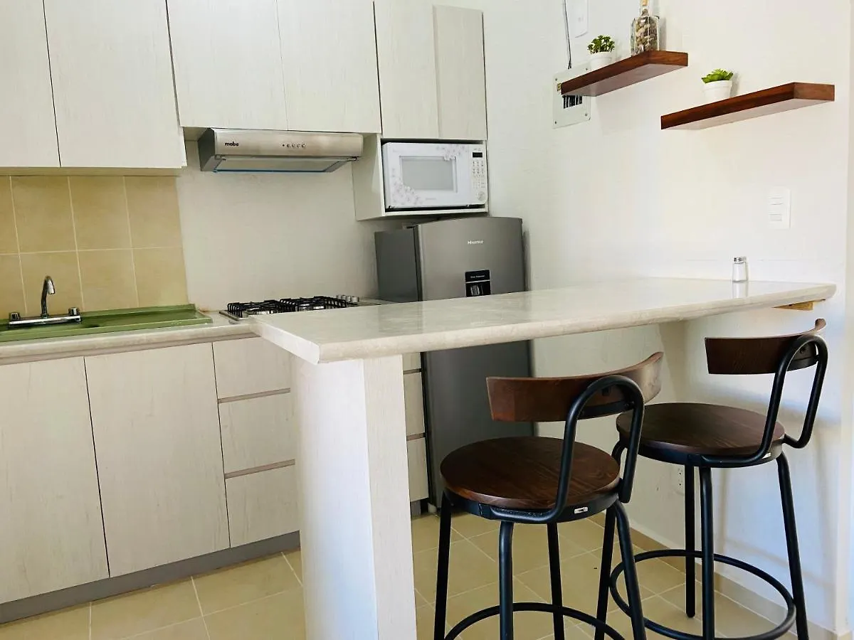 Depa Verano/Seguridad/Alberca A 13 Min Playa En Auto Apartment Playa del Carmen
