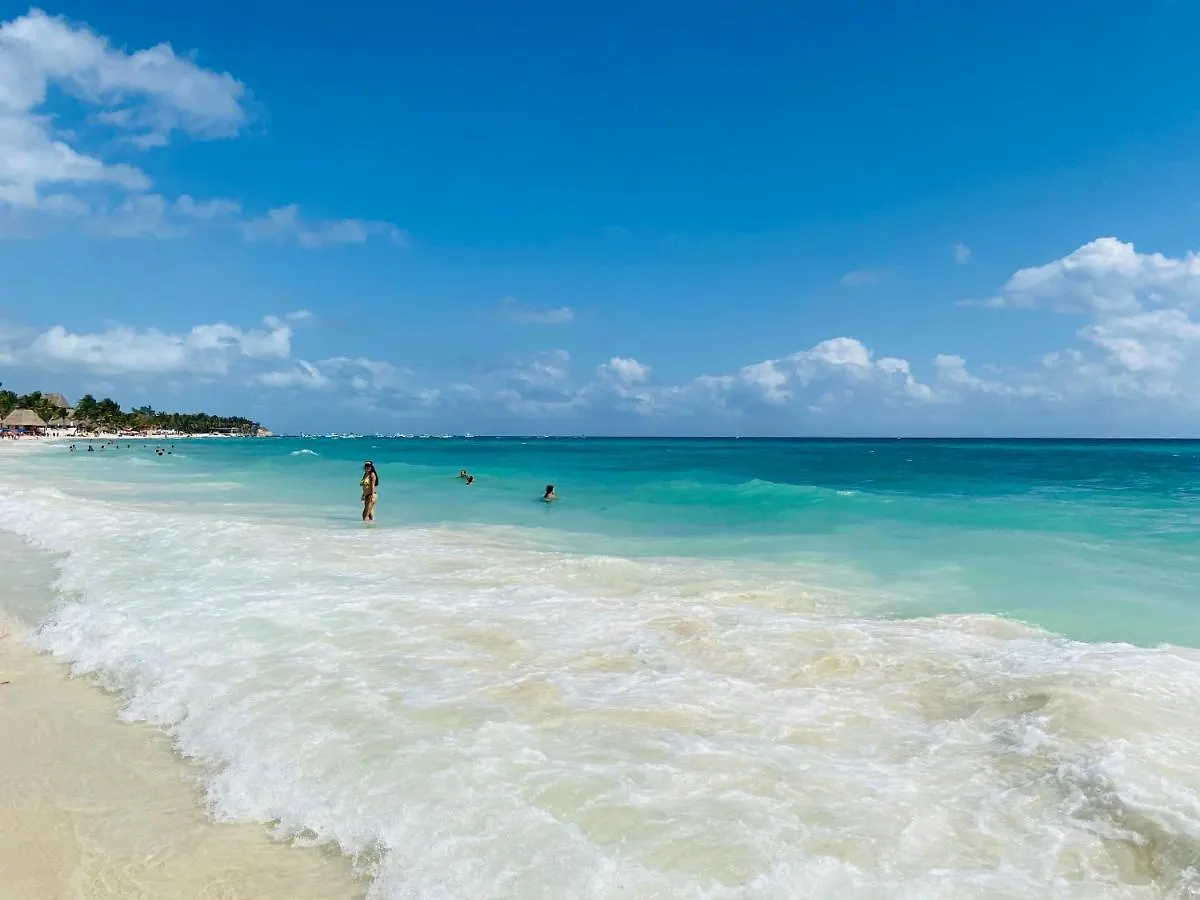 Depa Verano/Seguridad/Alberca A 13 Min Playa En Auto Apartment Playa del Carmen
