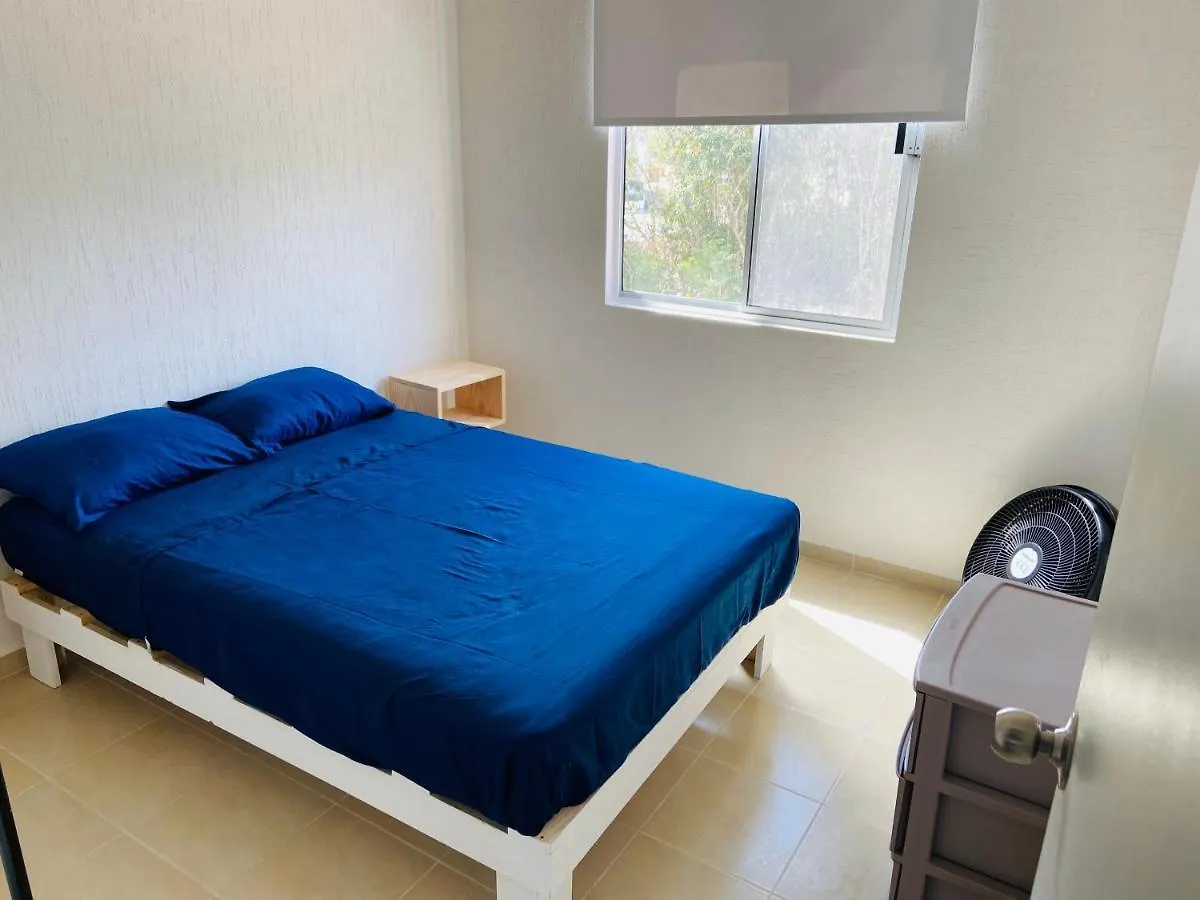 Depa Verano/Seguridad/Alberca A 13 Min Playa En Auto Apartment Playa del Carmen Mexico