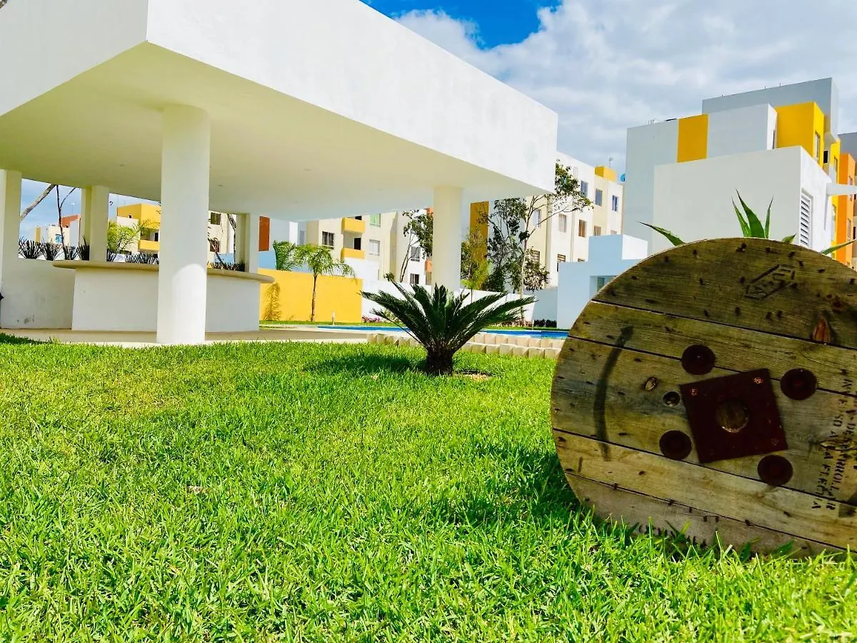 Depa Verano/Seguridad/Alberca A 13 Min Playa En Auto Apartment Playa del Carmen