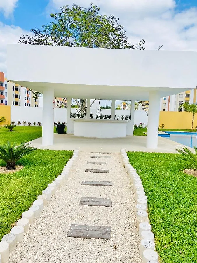Depa Verano/Seguridad/Alberca A 13 Min Playa En Auto Apartment Playa del Carmen 0*,  Mexico